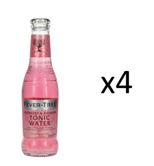 Fever Tree Raspberry & Rhubarb Tonic 4-pack