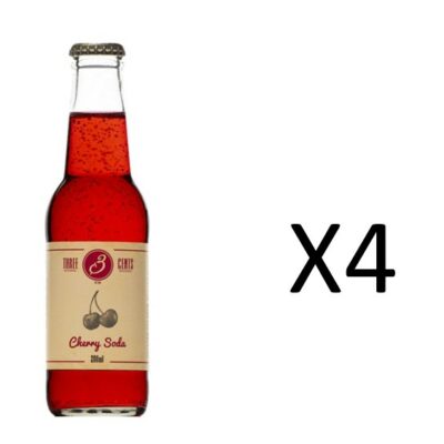 Three Cents Tonic Cherries 20cl 4-pack
