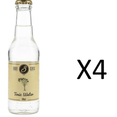 Three Cents Tonic Water 20cl 4-pack