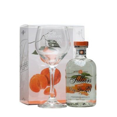 Filliers Tangerine Gin Gift Pack + Copa Glas